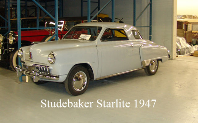 Studebaker Starlite 1947. Mus&eacute;e Sciences et Technologie Ottawa.