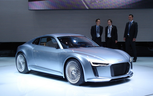 Audi e-Tron. C'est t'y assez beau, ça?