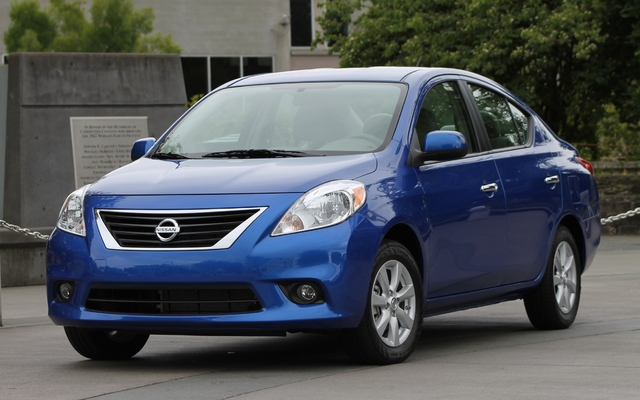 How much is a nissan versa 2012