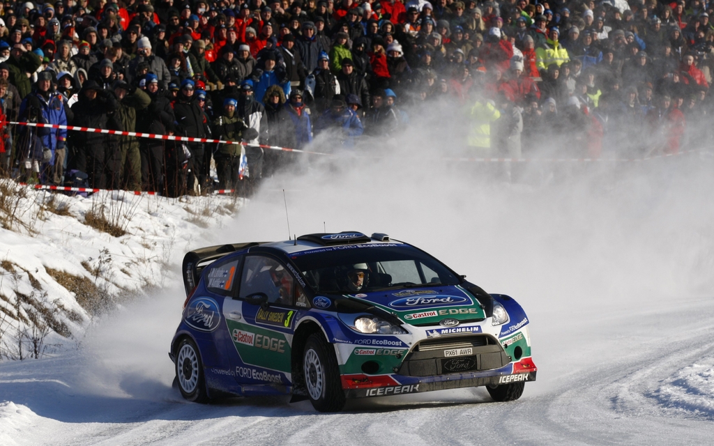 Le Finlandais Jari-Matti Latvala, et son co-pilote Mikka Anttila, ont remport&eacute; le Rallye de Su&egrave;de avec leur Ford Fiesta RS WRC.