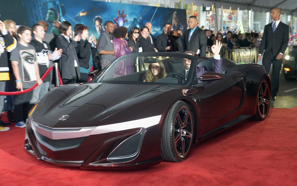 Susan Downey and actor Robert Downey Jr. arrive at Acura at Premiere of Marvel Studios' "Marvel's The Avengers" at the El Capitan Theatre on April 11, 2012 in Hollywood, California.