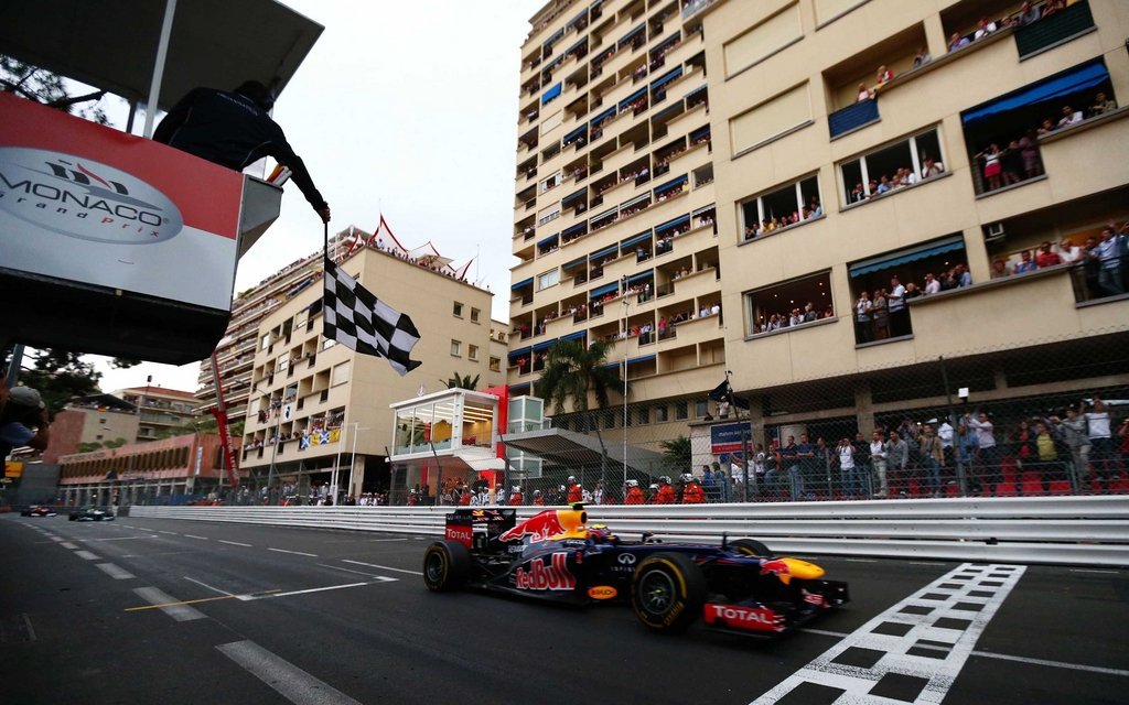 Mark Webber, vainqueur pour la seconde fois en trois ans au Grand Prix de Monaco.