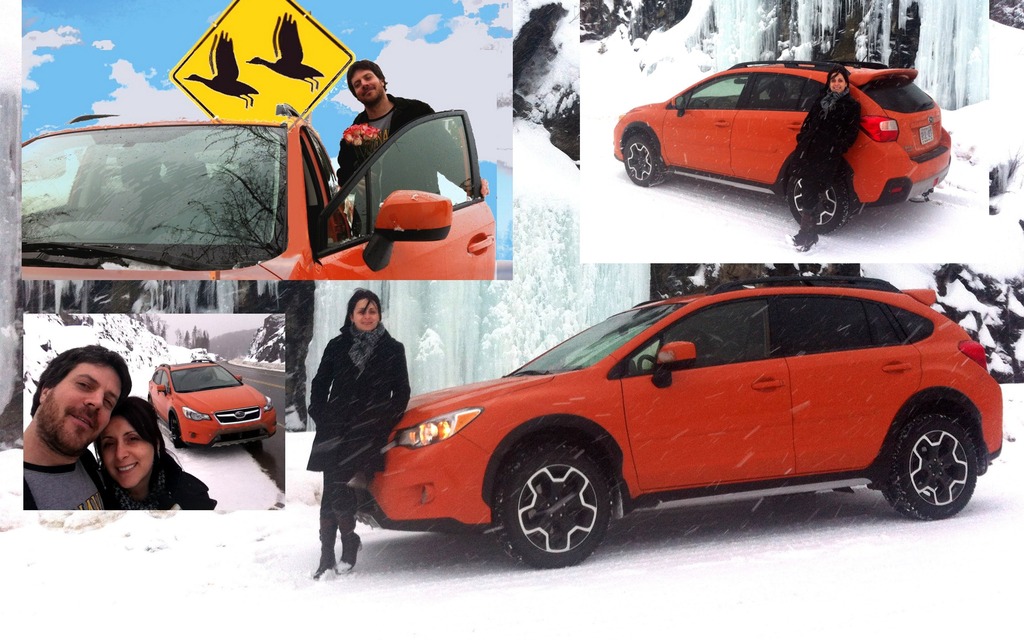 Trois Chantal, dex Bruno et une Subaru XV Crosstrek