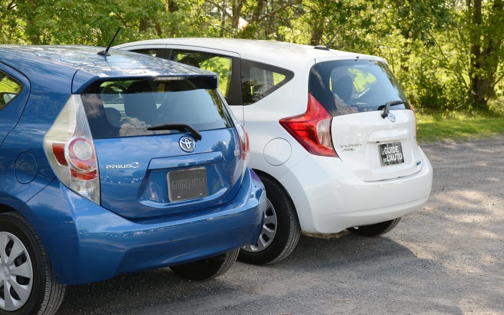 Nissan versa vs toyota prius c #2
