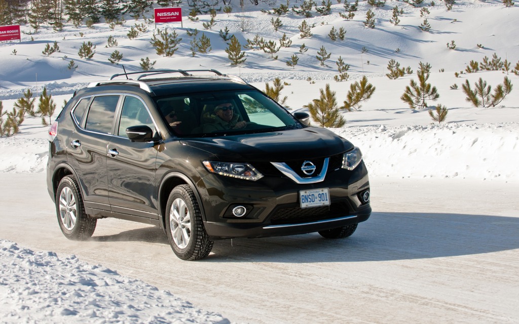 Nissan rogue snow test #3