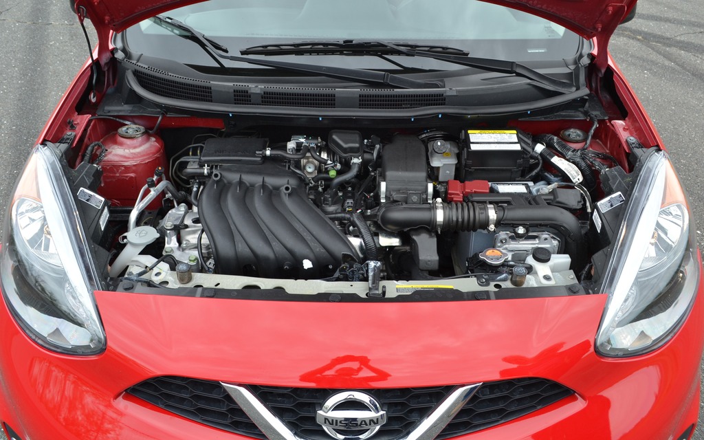 The Micra comes with a 1.6litre fourcylinder engine that generates