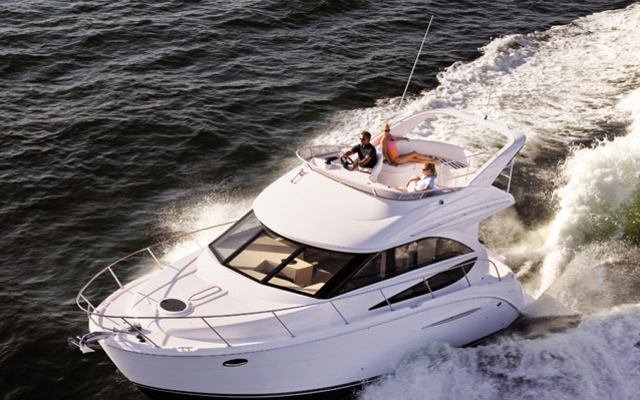 The 341 from Meridian redefines just how much cruising comfort you can ... The 341 from Meridian redefines just how much cruising comfort you can ...