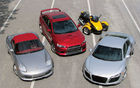 Les quatre rivales au circuit Sanair