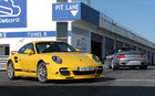 Les Porsche 911 Turbo Coup&eacute; et Cabriolet 2010 au circuit d'Estoril