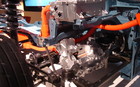 Le moteur &eacute;lectrique de la Nissan Leaf 