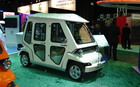 C-Zone NEV. CT&T, une entreprise cor&eacute;enne, se sp&eacute;cialise dans les v&eacute;hicules utilitaires &eacute;lectriques. Celui-ci ressemble &agrave; une Papemobile!