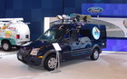 Le gagnant du prix du v&eacute;hicule utilitaire de l'ann&eacute;e du North American Car of the Year, le Ford Transit Connect.