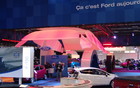 Le kiosque Ford repr&eacute;sente une voiture. Bien pens&eacute;!