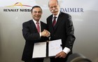 Les pr&eacute;sidents Carlos Ghosn et Dr, Dieter Zetsche 