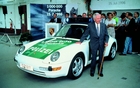 Two years before his death in 1998, Ferry Porsche honors the millionth Porsche built.