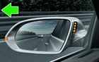 Le Audi Side Assist permet de voir si une voiture se trouve dans l'angle mort