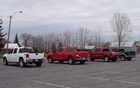 GMC Sierra, Toyota Tundra, Ford F-150 et Ram 1500 2011