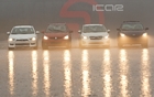 Mitsubishi Lancer AWD, Suzuki SX-4, Subaru Impreza, Toyota Matrix, toutes 2012. Merci au circuit ICAR de nous avoir gentiment accueillis!