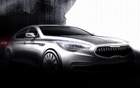 Kia sketch of all-new flagship sedan