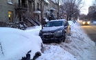 After a storm in Montreal’s trendy Plateau area. You don’t need a shovel when you’ve got a Q7 TDI...
