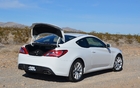 2013 Hyundai Genesis Coupe 2.0T. The trunk is fairly big, but the trunk opening isn’t.