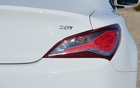 2013 Hyundai Genesis Coupe 2.0T. Some people consider the tail lights on recent Hyundai products as the nicest in the industry. I’m one of them!  