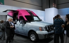 Nissan Food Truck. C'est ce qu'il y a de plus tendance actuellement à Los Angeles! Et dans un Salon de l'auto plein de journalistes, c'est le succès assuré...
