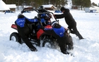 Students surpass limits with ATVs on ice