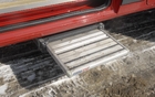 This electrically activated  step will help boost you aboard 