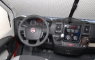 The dash is ergonomic and elegant 