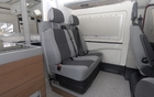 The back seats can be converted into a bed 