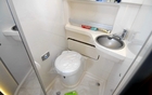The bathroom offers great style and impeccable finish 