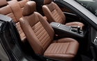 The seats offer good lateral support