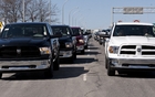 D&eacute;fil&eacute; de camions RAM 1500