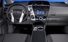 There are several differences in the layout of the Prius V compared to the ordinary Prius