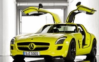 La Mercedes-Benz SLS AMG E-Cell en images