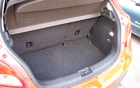 Mazda2: not very generous with its 377 litres with the rear bench in the upright position