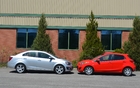 Believe your eyes: the Chevrolet Sonic is bigger than the Mazda2!
