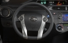 The steering wheel lacks charm, but the controls are great.  