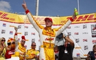 L’Américain Ryan Hunter-Reay a remporté la course IndyCar disputée sur l’ovale de Milwaukee.