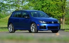 The Golf R stands out from the other versions of the Golf with its more imposing air intakes