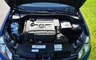 The four-cylinder turbocharged engine with intercooler produces 256 horses.