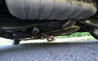 About dead centre of the photo, you see the rear differential. That’s something you don’t often see under a Golf!