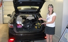 The solution: lower the rear seat backs, but forget taking any passengers!