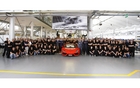 On fête l'assemblage de la 1000ième Lamborghini Aventador