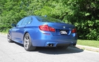 Note the twin exhausts and rear diffuser
