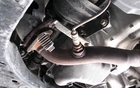The muffler features an oxygen sensor. Its position is not the greatest, as it is low and therefore vulnerable to bumps in the road. 