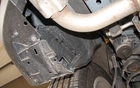 We noted some plastic shields over the rear wheel wells. They protect the mechanical parts from any debris coming off the road and help diffuse air more efficiently to improve fuel economy. 