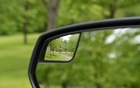 The exterior rearview mirrors of all Mustangs have these small convex mirrors that are more efficient for battling blind sports than any electronic system.