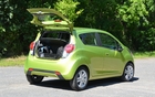 Although it seems small at first, the Spark’s trunk is surprisingly roomy.